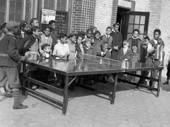 Ping-Pong, Mount Morris Park, Manhattan, April 26, 1943