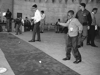 Top Spinning Contest, Central Park Bandshell, Manhattan, November 7, 1964