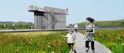 rendering of North Park bird observation tower