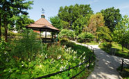 Hold hands as you invent stories about passing strangers under Baisley Pond Park’s gazebo.