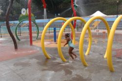 Playing in the Water Park