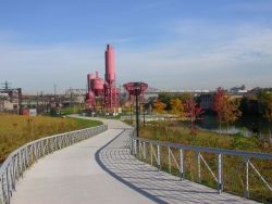 View down ramp from Bruckner Boulevard