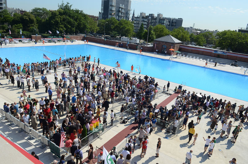 Street Style From The Reopening Of McCarren Park Pool