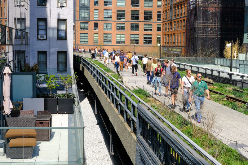 High Line Park in New York 