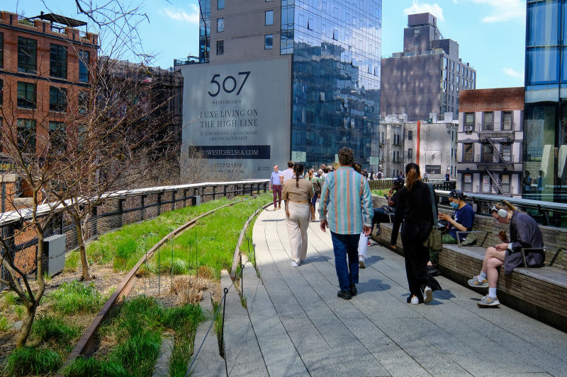 High Line Map, Entrances, and Visitor's Guide
