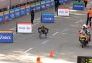 Kurt Fearnley of Australia nears the finish line