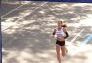 Kara Goucher approaches the finish