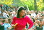 Oprah in the crowd