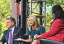 Regis Philbin and Kelly Ripa join Oprah on the stage