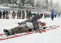 A woman plays as someone in danger while a trainee does his best to help.