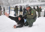 The training also included the enduring of the cold weather of New York in January.