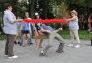 A Limbo Participant at the BeFitNYC Fitness Festival