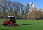 First Mow at Central Park's Sheep Meadow