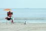 A lifeguard at Rockaway Beach