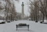 Winter Snow at Fort Greene Park