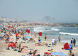 Relaxing at a No-Swim Section of Rockaway Beach