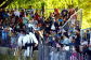 A knight greets visitors at the Medieval Festival