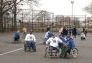 First wheelchair football field in Parks