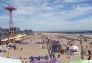 A view of the Parachute Jump and tournament