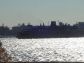 View of Staten Island ferry from Battery Park.