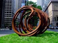 Three Indeterminate Lines, 2003 (South side of 54th Street), Bernar Venet, Studio Archives
