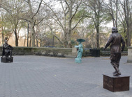 Christian Jankowski, Dali Woman, 2006-2007.
Photo by Seong Kwon, courtesy of Public Art Fund. Courtesy Regan Projects, Los Angeles; Galerie Martin Klosterfelde, Berlin, and Lisson Gallery, London.