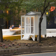 Donna Dennis, Tourist Cabins on Park Avenue
Photo by Peter Mauss, courtesy of Peter Mauss / Esto