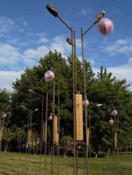 Changamire Semakokiro, Mama I wanna do the damn thang B fresh to def N let my balls hang, 2007
Photo by Chris Baker, courtesy of Socrates Sculpture Park