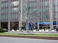 Big Bronze Walking Eye Flower, 2009