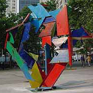 Michael Poast, Baroque Trajectory (Steel)