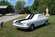Hugh Hayden, American Hero #4, 2012, 1965. Ford Mustang, acrylic, resin, synthetic hair.
