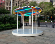Daniel Buren, Suncatcher, Courtesy of the Public Art Fund