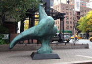 Juan Soriano, Bronze Dove, Photo Courtesy of NYC Parks