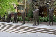 Magdalena Abakanowicz, Walking Figures, Courtesy of Marlborough Gallery.