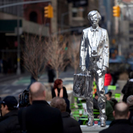 Rob Pruitt, The Andy Monument, 2011, Photograph by James Ewing, Courtesy Public Art Fund