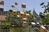 Sarah Sze, Still Life with Landscape (Model for a Habitat), image courtesy of the artist