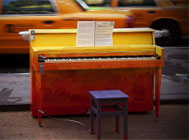 Sing for Hope's Pop-Up Pianos located at 88 locations citywide.