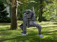 Thomas Houseago, Untitled (Sprawling Octopus Man), 2009, Bronze