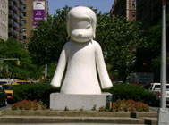 Yoshitomo Nara, White Ghost at 70th Street and Park Avenue
